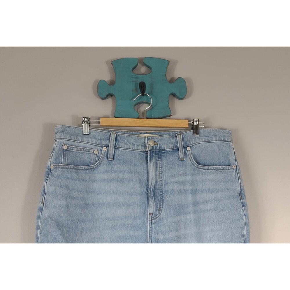 Madewell The Perfect Vintage Jean Women 33 Distressed Blue Jeans High Rise - Picture 3 of 16